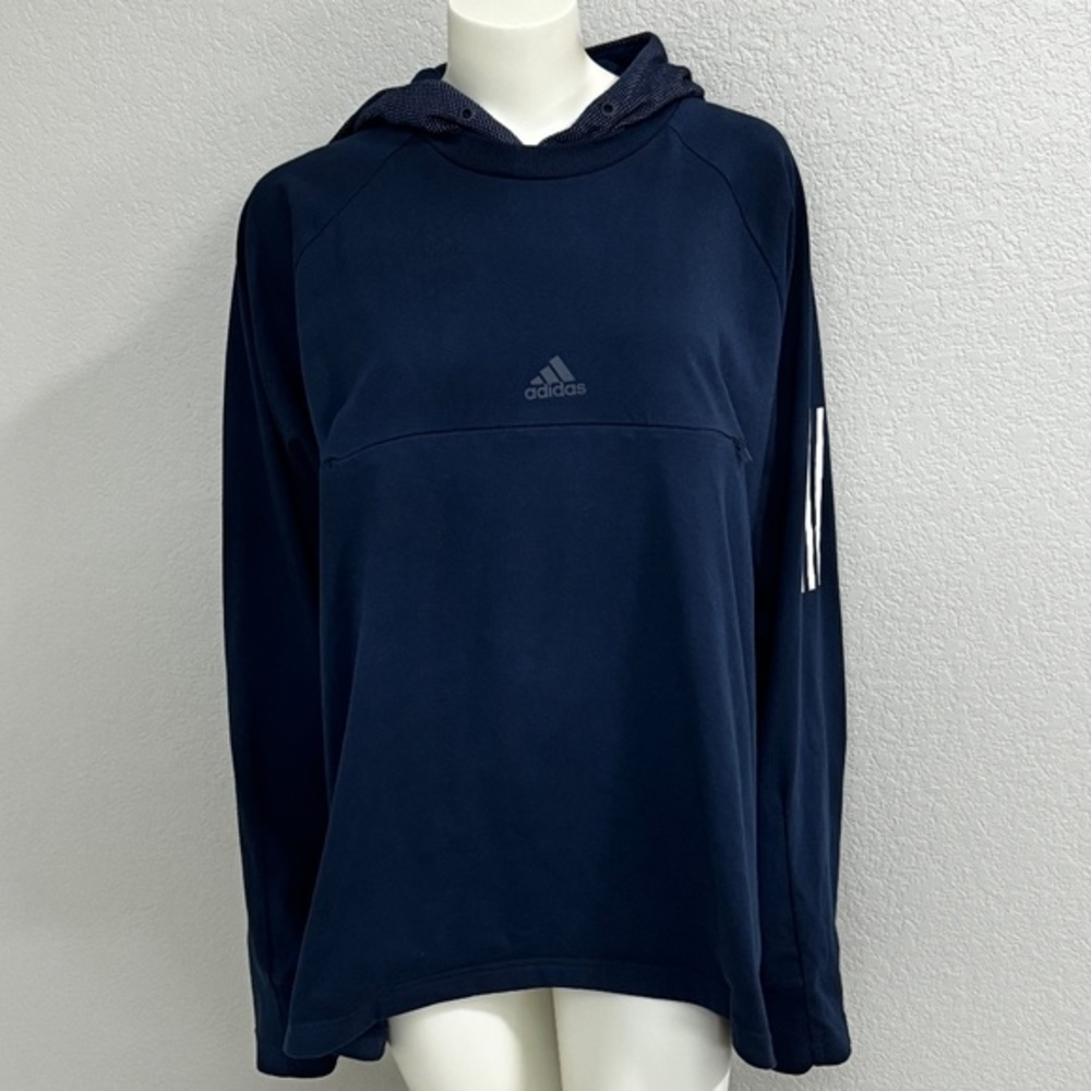 Adidas Navy Sweatshirt Hoodie